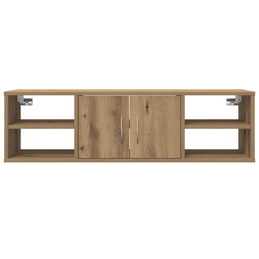 vægskab 101x30x29 cm konstrueret træ kunsteg