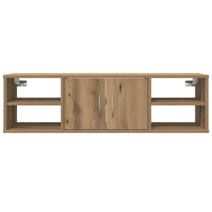 vægskab 101x30x29 cm konstrueret træ kunsteg
