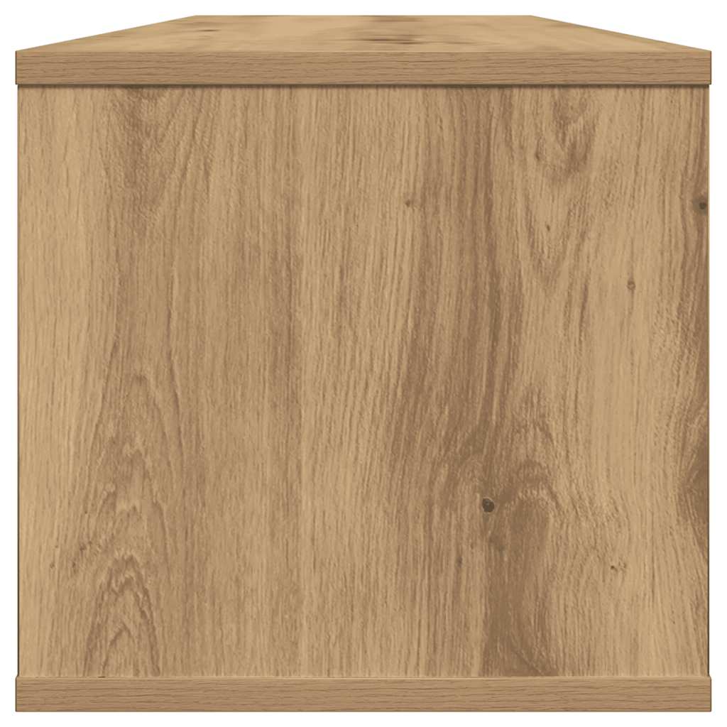 vægskab 101x30x29 cm konstrueret træ kunsteg