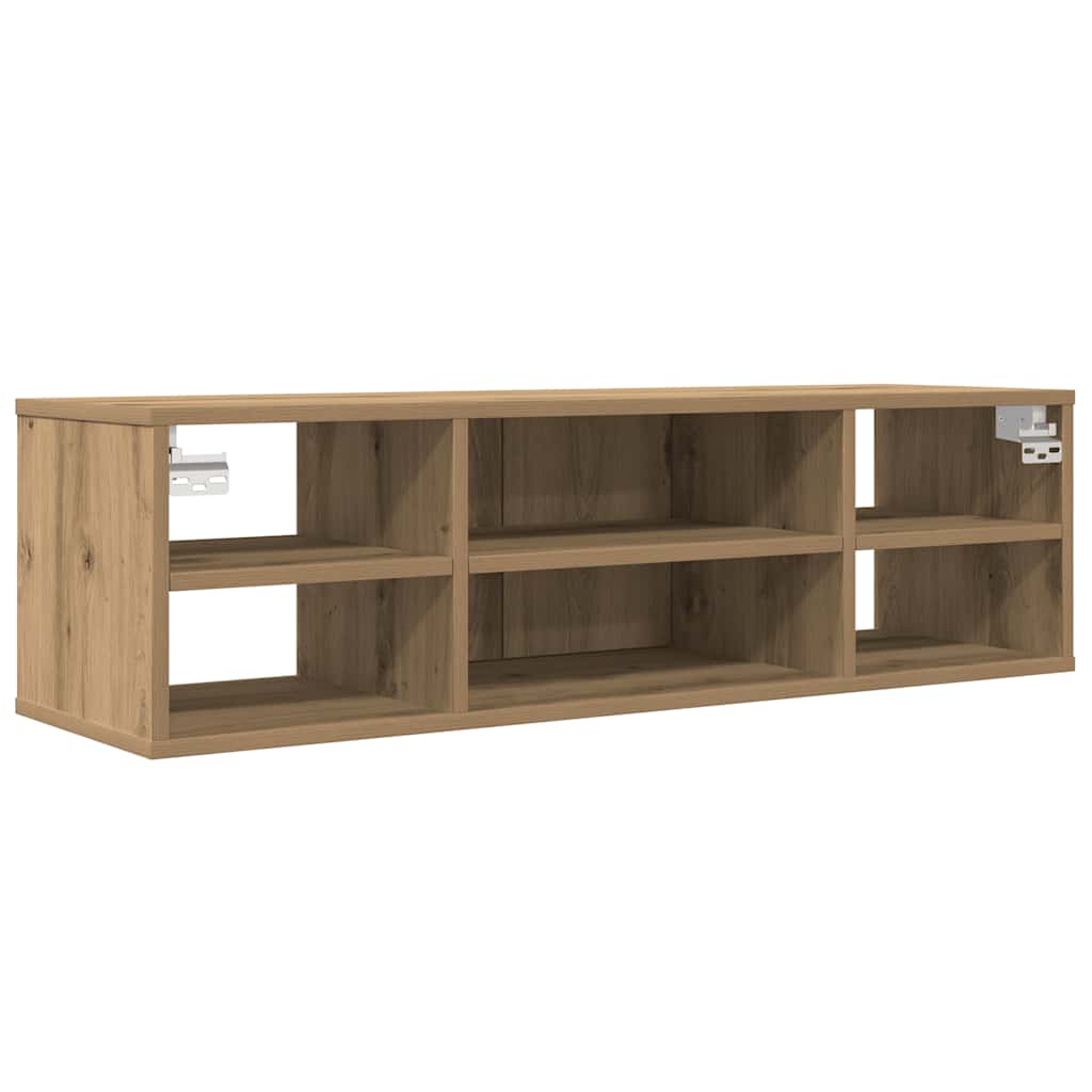 vægskab 101x30x29 cm konstrueret træ kunsteg