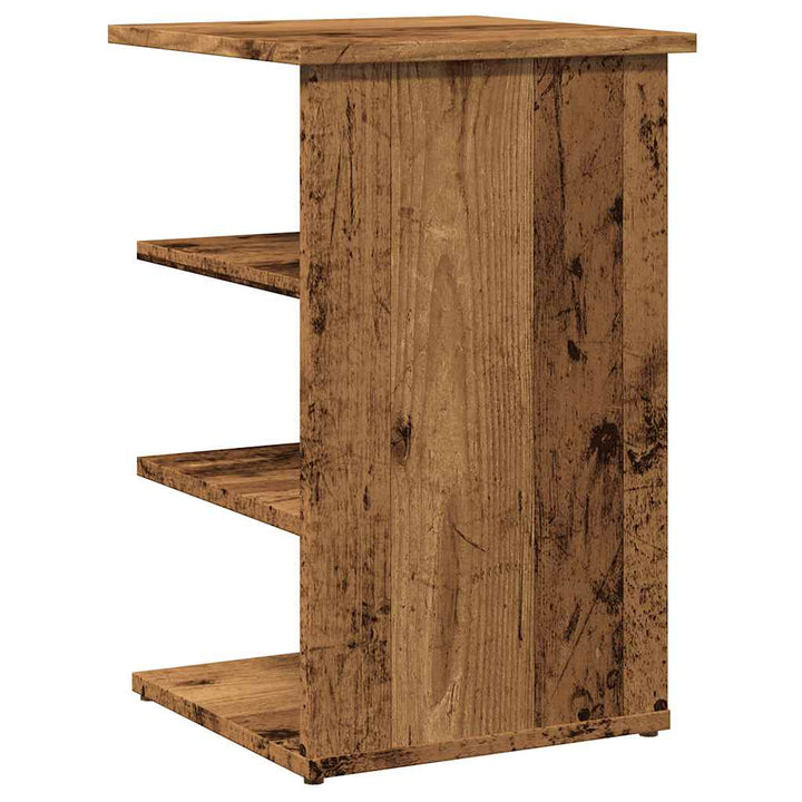 skænk 35x35x55 cm konstrueret træ antikt træ