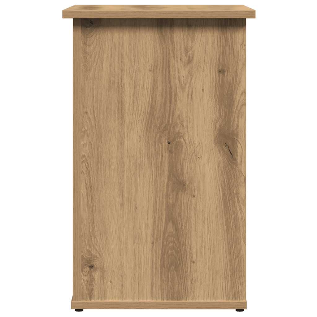 skænk 35x35x55 cm konstrueret træ egetræsfarve
