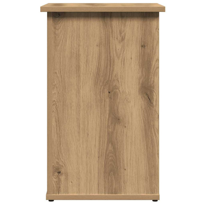 skænk 35x35x55 cm konstrueret træ egetræsfarve