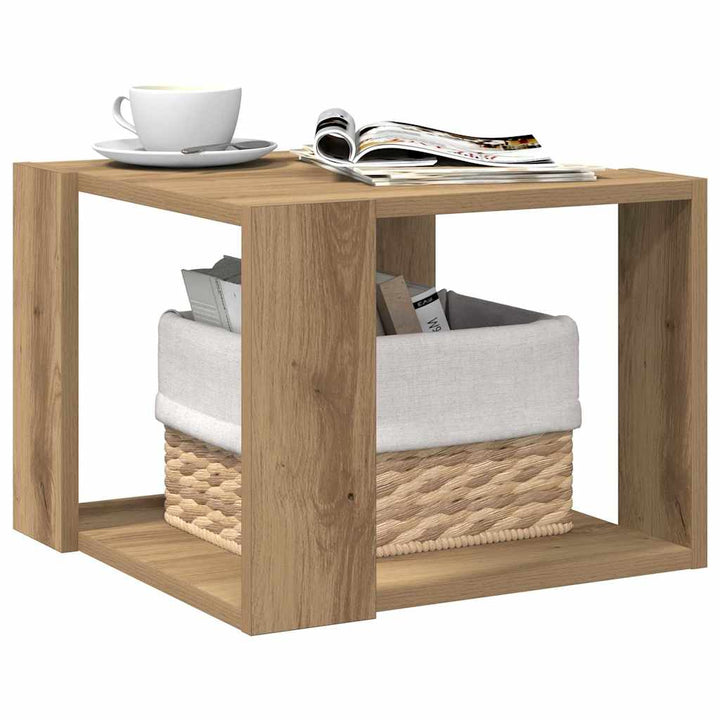 sofabord 40x40x30 cm konstrueret træ kunsteg
