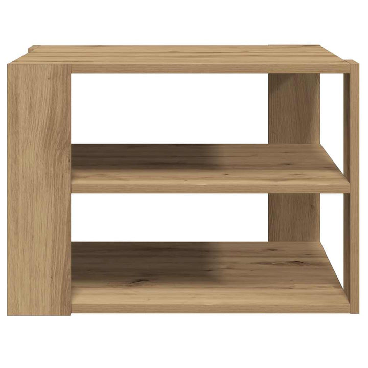 sofabord 58x58x40 cm konstrueret træ kunsteg