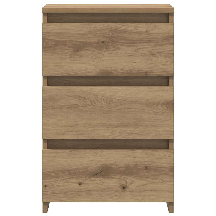 sengeborde 2 stk. 40x35x62,5 cm konstrueret træ kunsteg