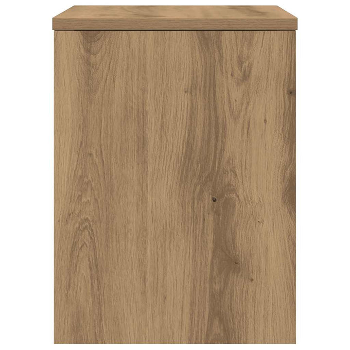 sengeborde 2 stk. 40x30x40 cm konstrueret træ egetræ