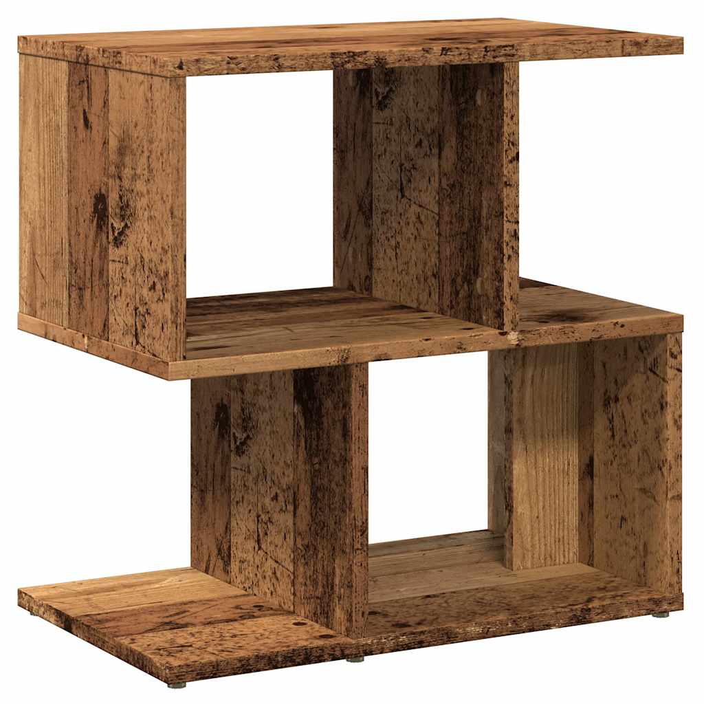 sengeskabe 2 stk. 50x30x51,5 cm konstrueret træ antikt træ
