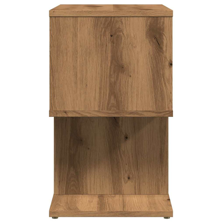sengebord 50x30x51,5 cm konstrueret træ kunsteg