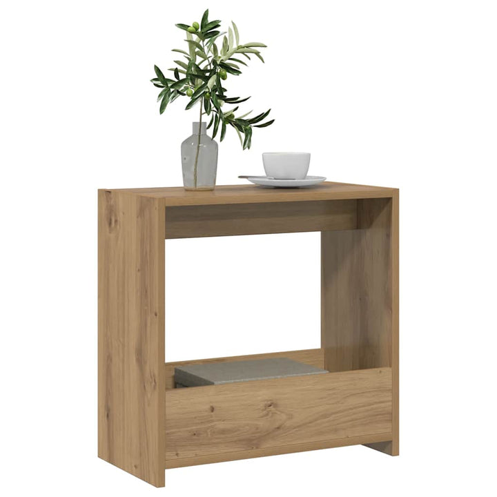 sidebord 50x26x50 cm konstrueret træ kunsteg
