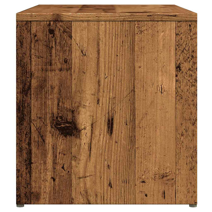 sidebord 59x36x38 cm konstrueret træ antikt træ