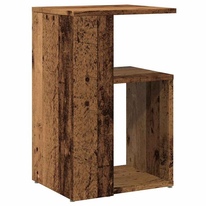 sidebord 36x30x56 cm konstrueret træ antikt træ