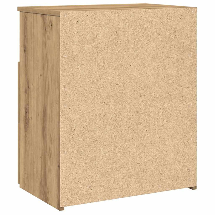 sengebord 50x32x60 cm konstrueret træ kunsteg