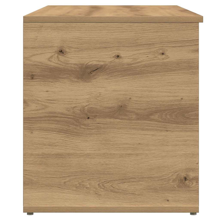 opbevaringskasse 84x42x46 cm konstrueret træ kunsteg