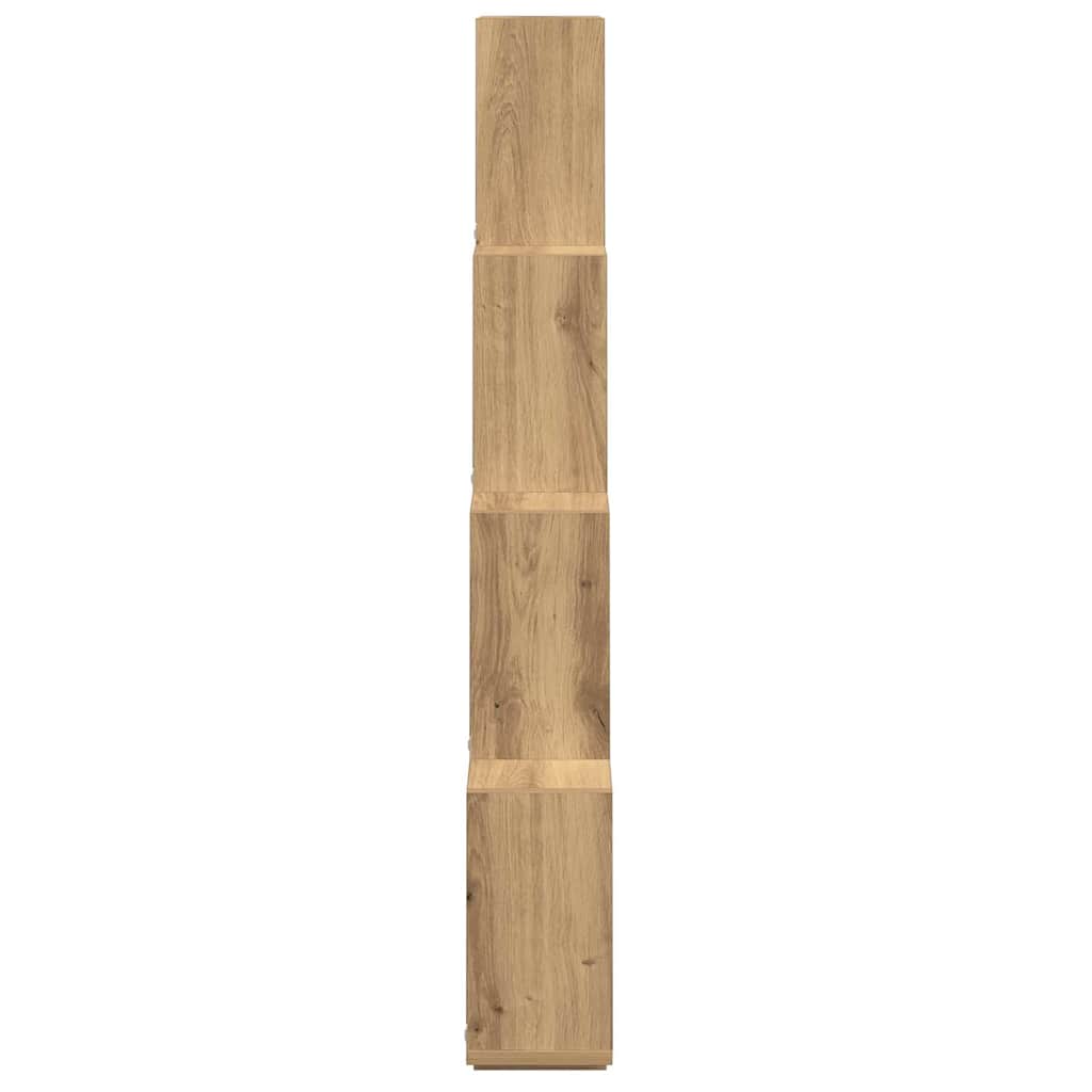 vægreol 90x15x119,5 cm kubeformet konstrueret træ kunsteg