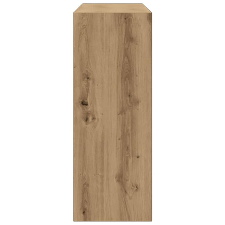 konsolbord 78x30x80 cm konstrueret træ kunsteg