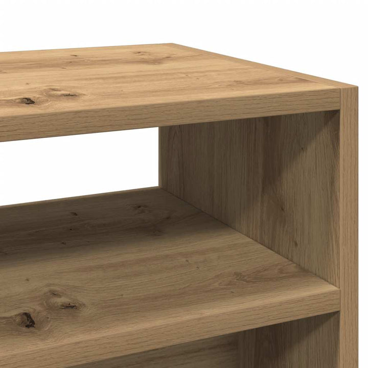 konsolbord 78x30x80 cm konstrueret træ kunsteg
