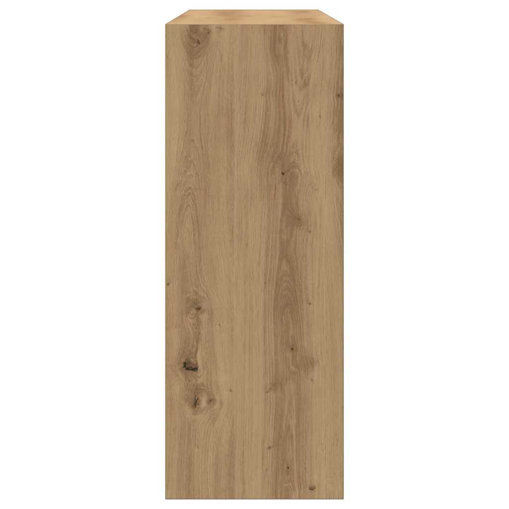 konsolbord 105x30x80 cm konstrueret træ kunsteg