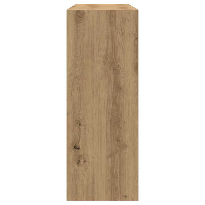 konsolbord 105x30x80 cm konstrueret træ kunsteg