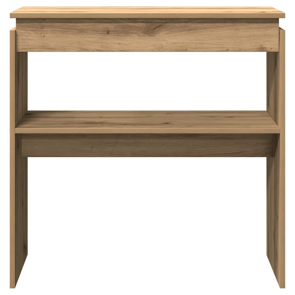 konsolbord 80x30x80 cm konstrueret træ kunsteg