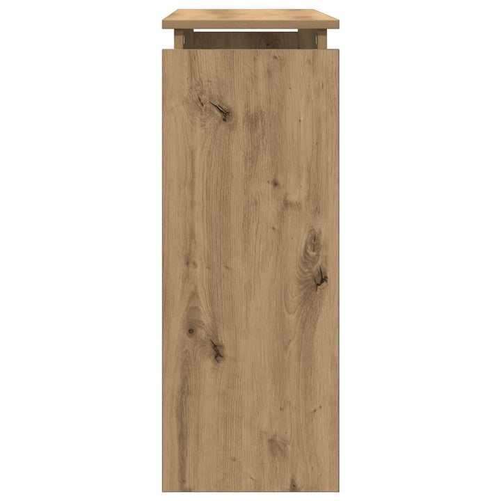 konsolbord 80x30x80 cm konstrueret træ kunsteg