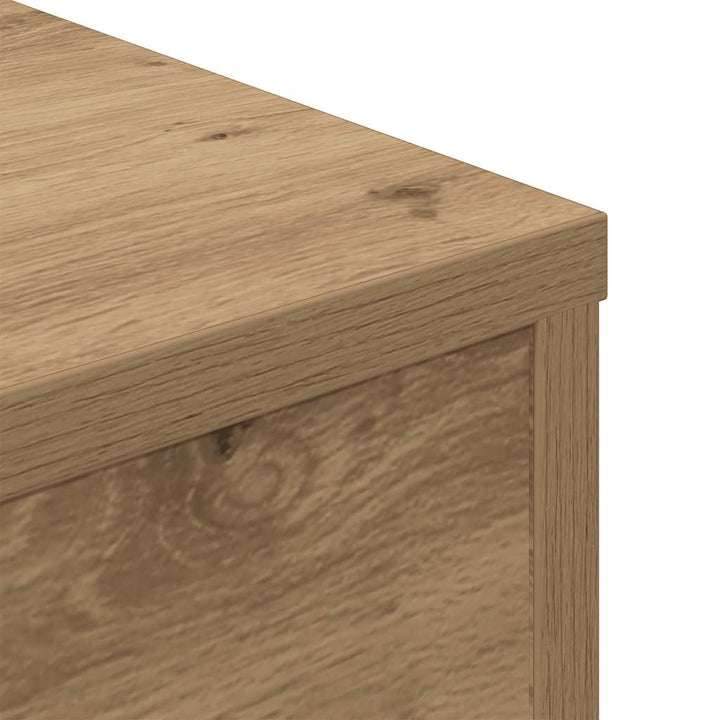 sofabord 55x55x30 cm konstrueret træ kunsteg