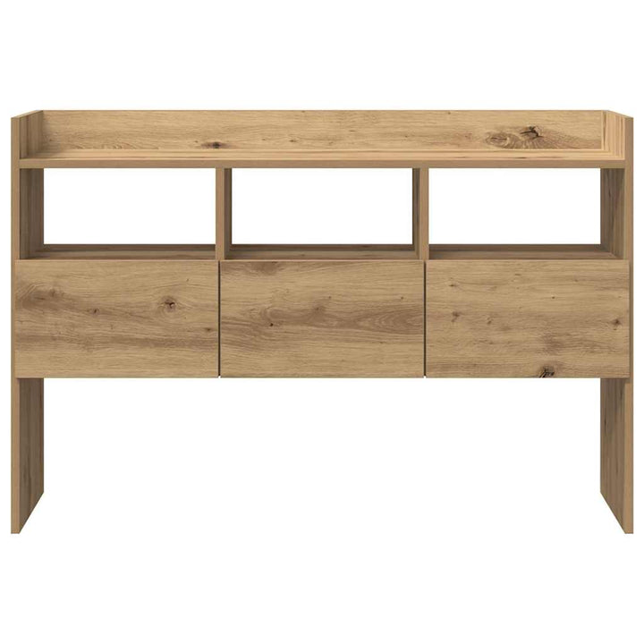 skænk 105x30x70 cm konstrueret træ egetræsfarve