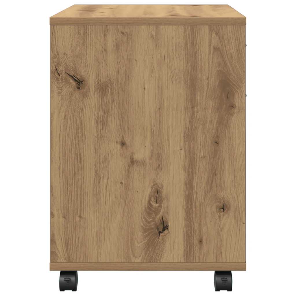 rullebord 45x38x54 cm konstrueret træ kunsteg