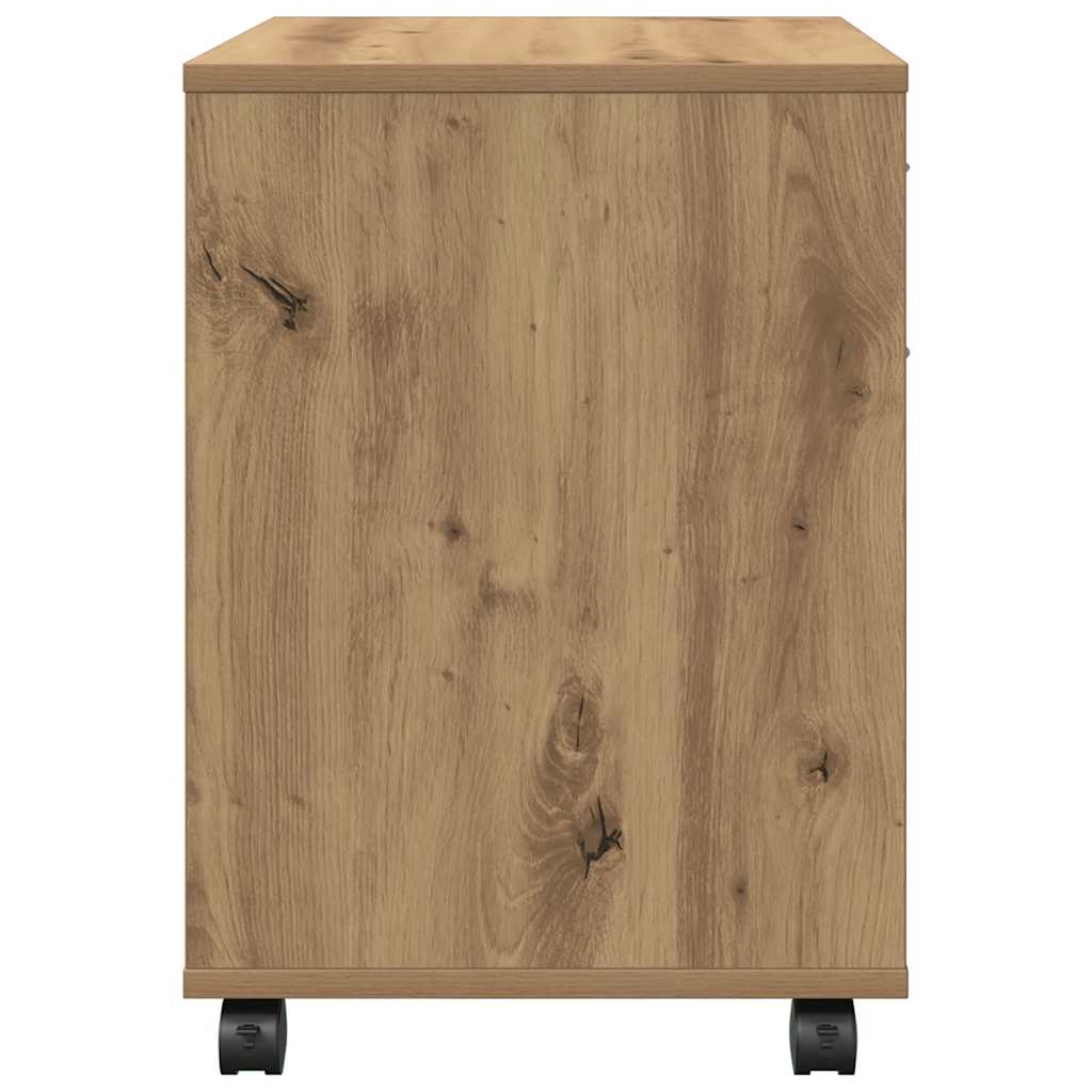 rullebord 45x38x54 cm konstrueret træ kunsteg
