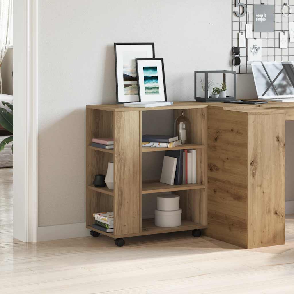 rullebord 60x35x75 cm konstrueret træ kunsteg
