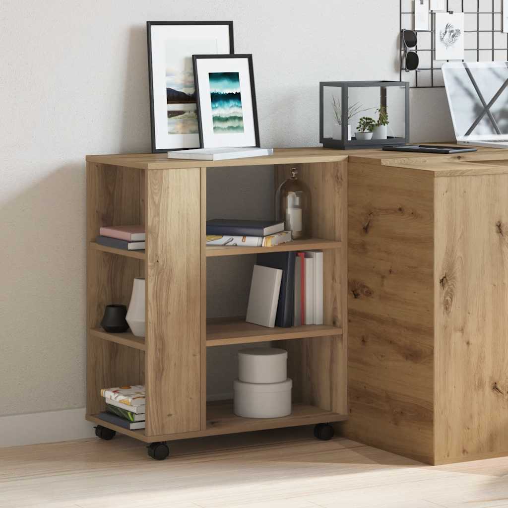 rullebord 60x35x75 cm konstrueret træ kunsteg