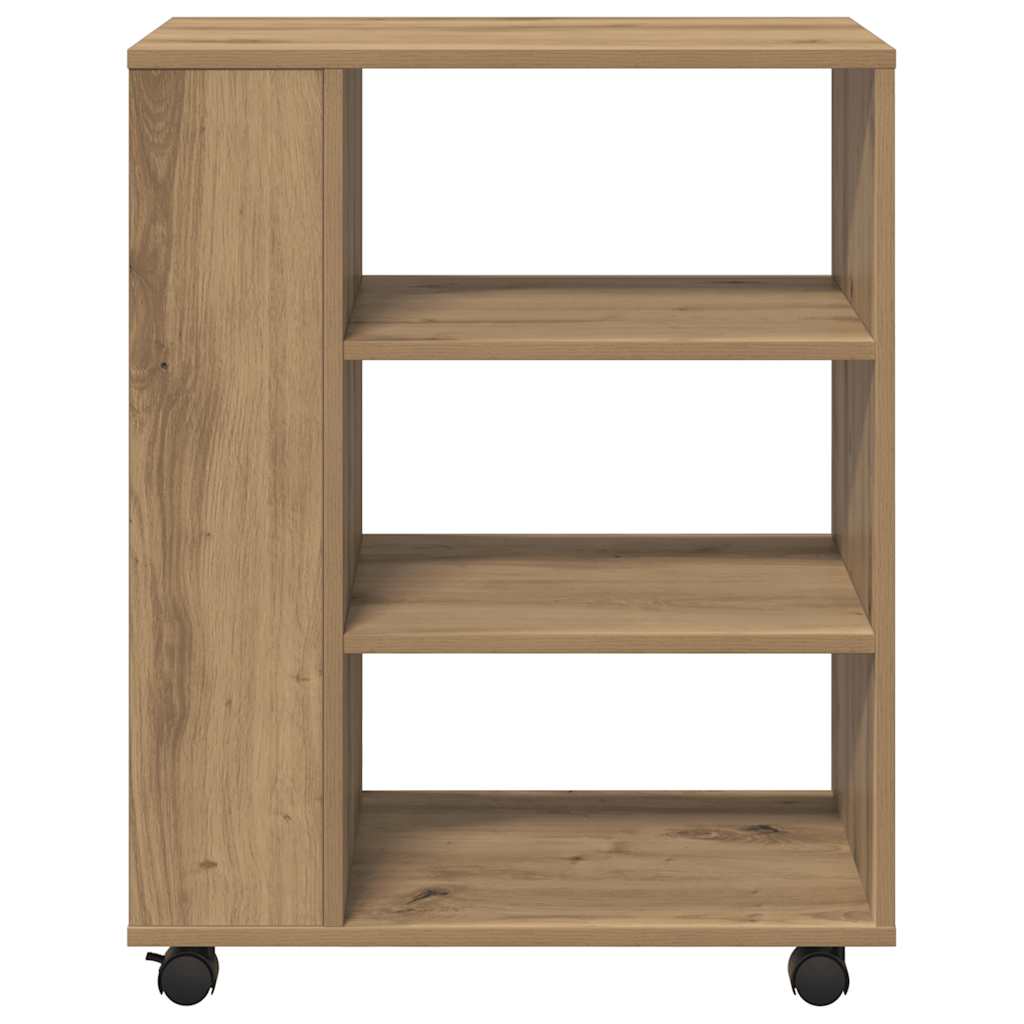 rullebord 60x35x75 cm konstrueret træ kunsteg