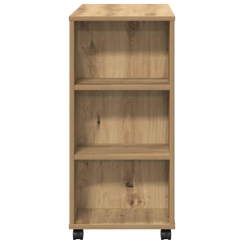 rullebord 60x35x75 cm konstrueret træ kunsteg