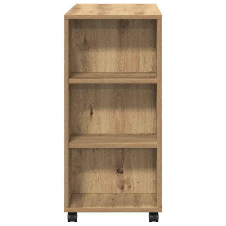 rullebord 60x35x75 cm konstrueret træ kunsteg