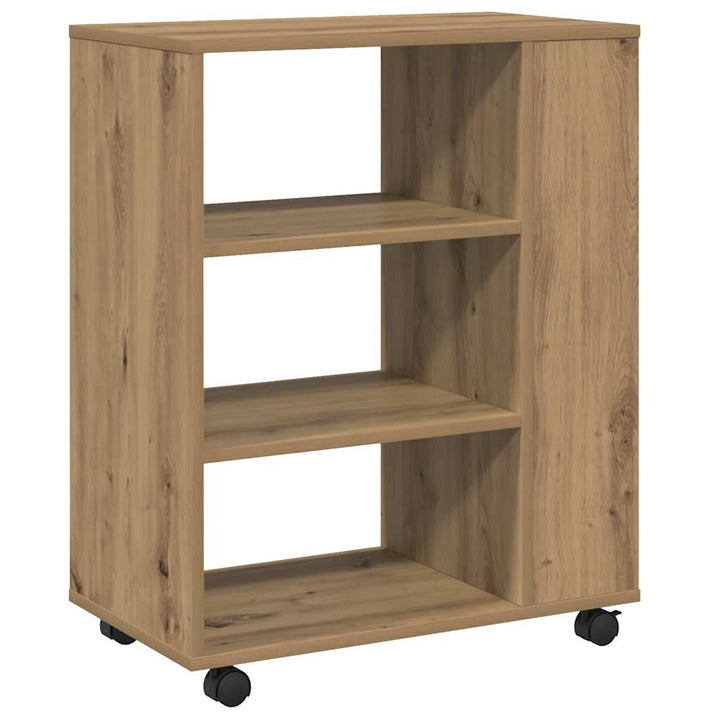 rullebord 60x35x75 cm konstrueret træ kunsteg