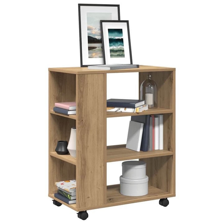 rullebord 60x35x75 cm konstrueret træ kunsteg