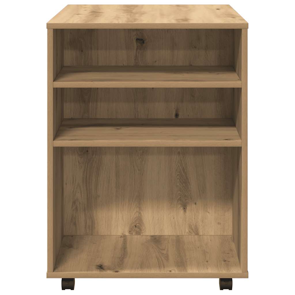 rullebord 60x53x72 cm konstrueret træ kunsteg