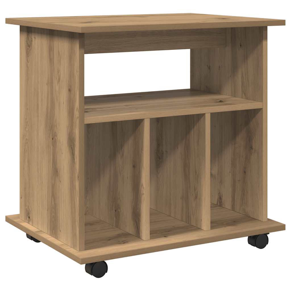 rullebord 60x45x60 cm konstrueret træ kunsteg