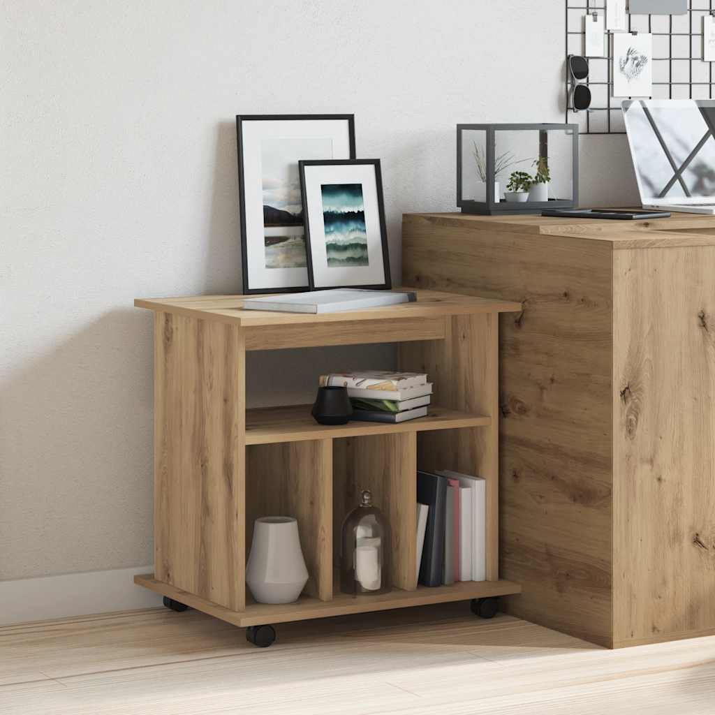 rullebord 60x45x60 cm konstrueret træ kunsteg