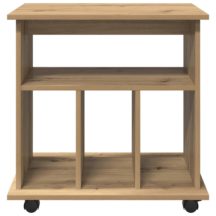 rullebord 60x45x60 cm konstrueret træ kunsteg