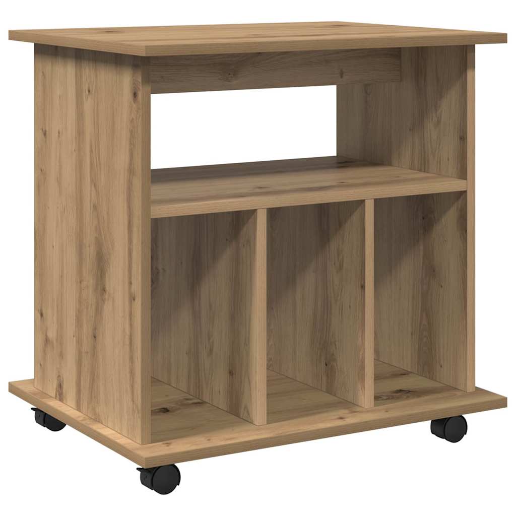 rullebord 60x45x60 cm konstrueret træ kunsteg