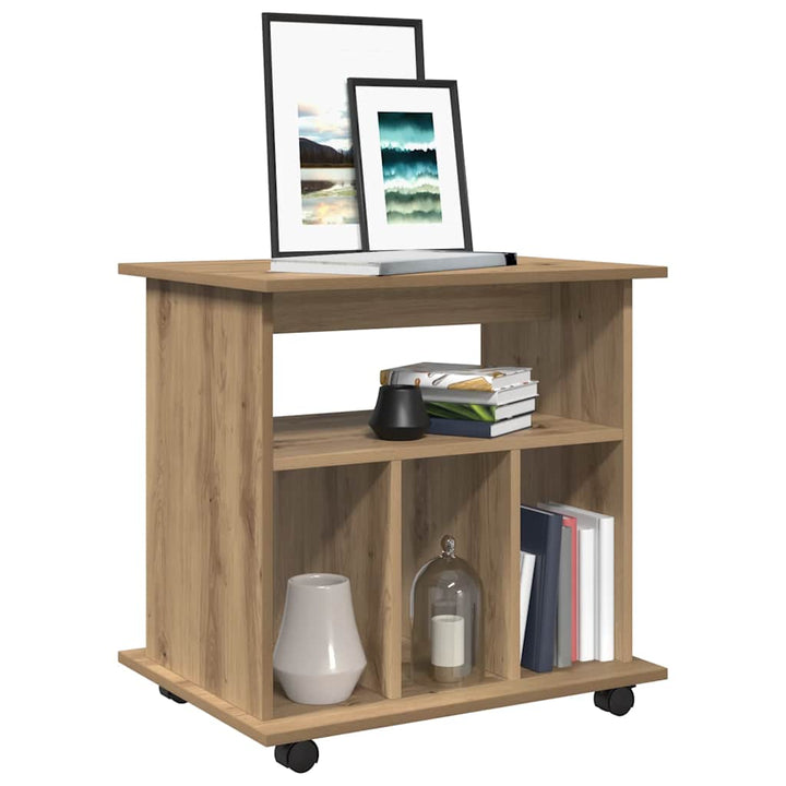 rullebord 60x45x60 cm konstrueret træ kunsteg