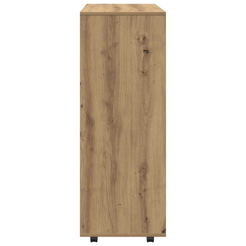 garderobe 80x40x110 cm konstrueret træ kunsteg