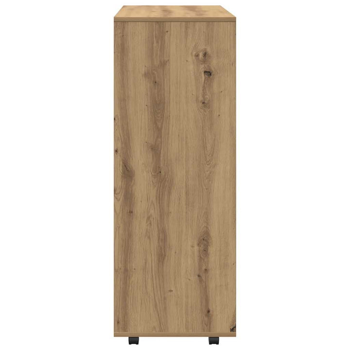 garderobe 80x40x110 cm konstrueret træ kunsteg