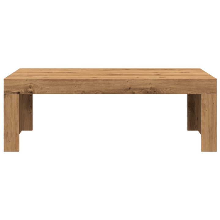 sofabord 102x50x35 cm konstrueret træ kunsteg