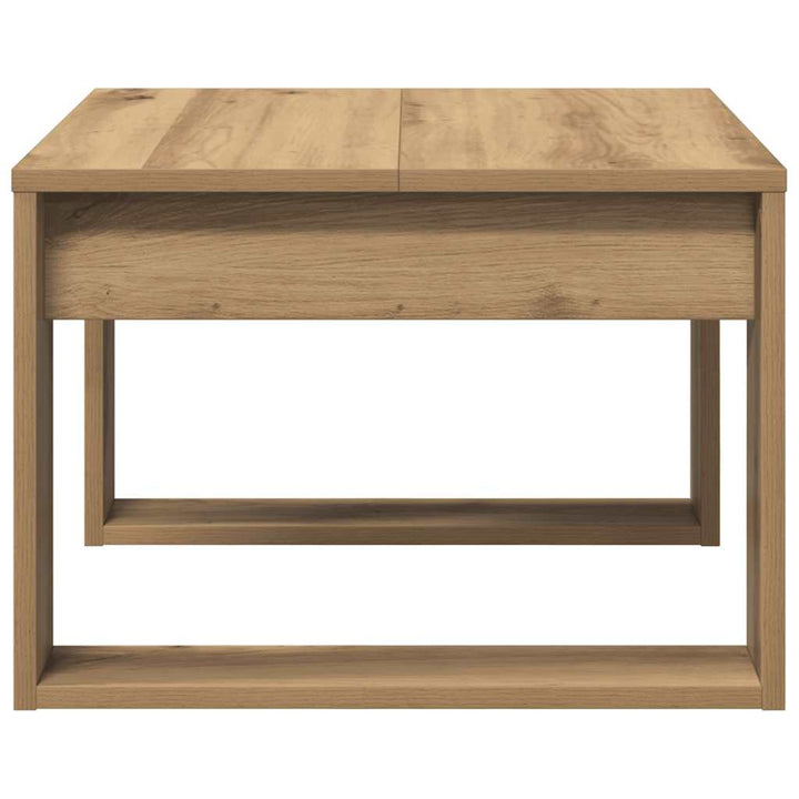 sidebord 50x50x35 cm konstrueret træ kunsteg
