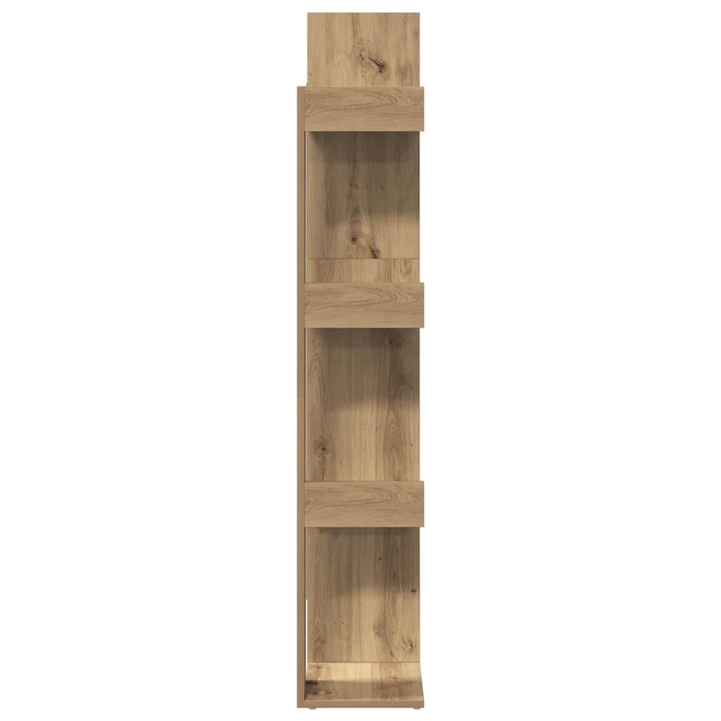 bogreol 86x25,5x140 cm konstrueret træ kunsteg