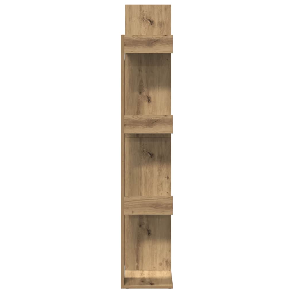 bogskab 48x25,5x140 cm spånplade artisan eg