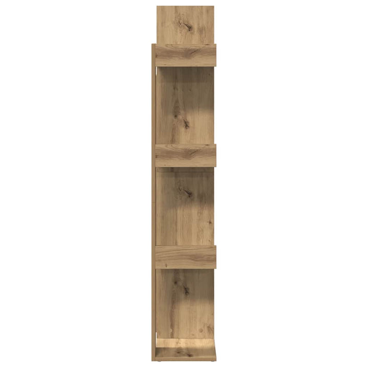 bogskab 48x25,5x140 cm spånplade artisan eg