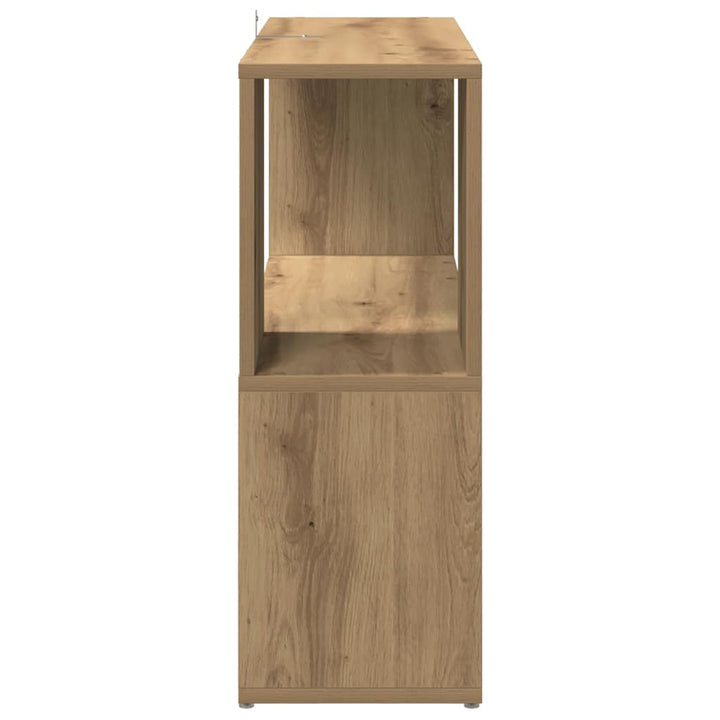 bogreol/rumdeler 80x24x63 cm kunsteg
